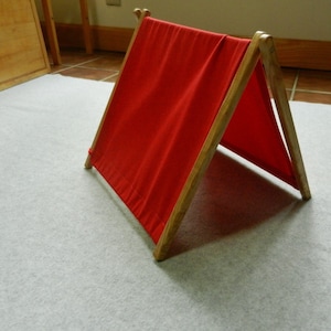 1/6 scale Fashion Doll Pup Tent-Red