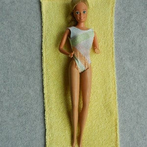 1/6 Skala Modepuppe Strand Handtuch-Gelb