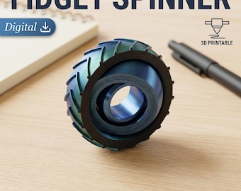 File STL personalizzato per Fidget Spinner / Giocattolo stampabile in 3D (Download immediato)