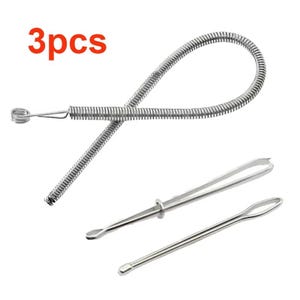 3PCS Bendable Spring Drawstring Threader Clip for Sewing Accessories Tool