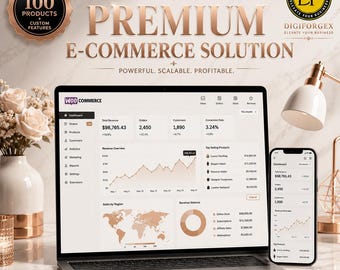 WordPress E-Commerce | 100 Products | Custom Features | Multi-Vendor | Priority Support