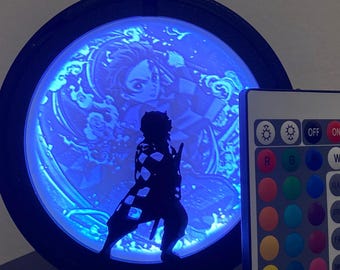 Demon Slayer LED Lamp | Anime Night Light | Tokito, Tanjiro, Mitsuri, Akaza| Anime Gift