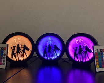 KPop Demon Hunters LED Lamp | Kpop Night Light | Look, Zoey, Rumi