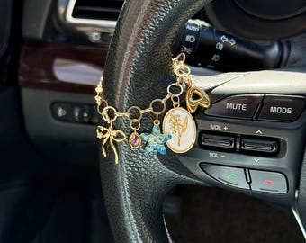 Bauen Sie Ihr eigenes Auto Charm, benutzerdefinierte Lenkrad Charm Kette, personalisierte Autozubehör Auto Schmuck, Geschenk für sie