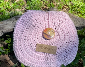 Filet à provisions pliable au crochet