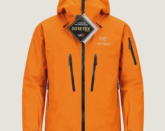 Men's Arc'teryx GORE-TEX Paclite Plus Hardshell Hooded Waterproof Hiking Rain Shell Windproof Outdoor Jacket