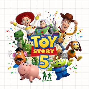 Toy Story 5 Characters PNG, Woody Buzz Lightyear Rex Png, Lilypad Toy Story Png, WDW Disneyland Family Vacation 2026 Trip Digital Download