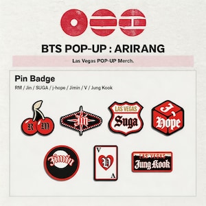 Bts Las Vegas Pin - Etsy