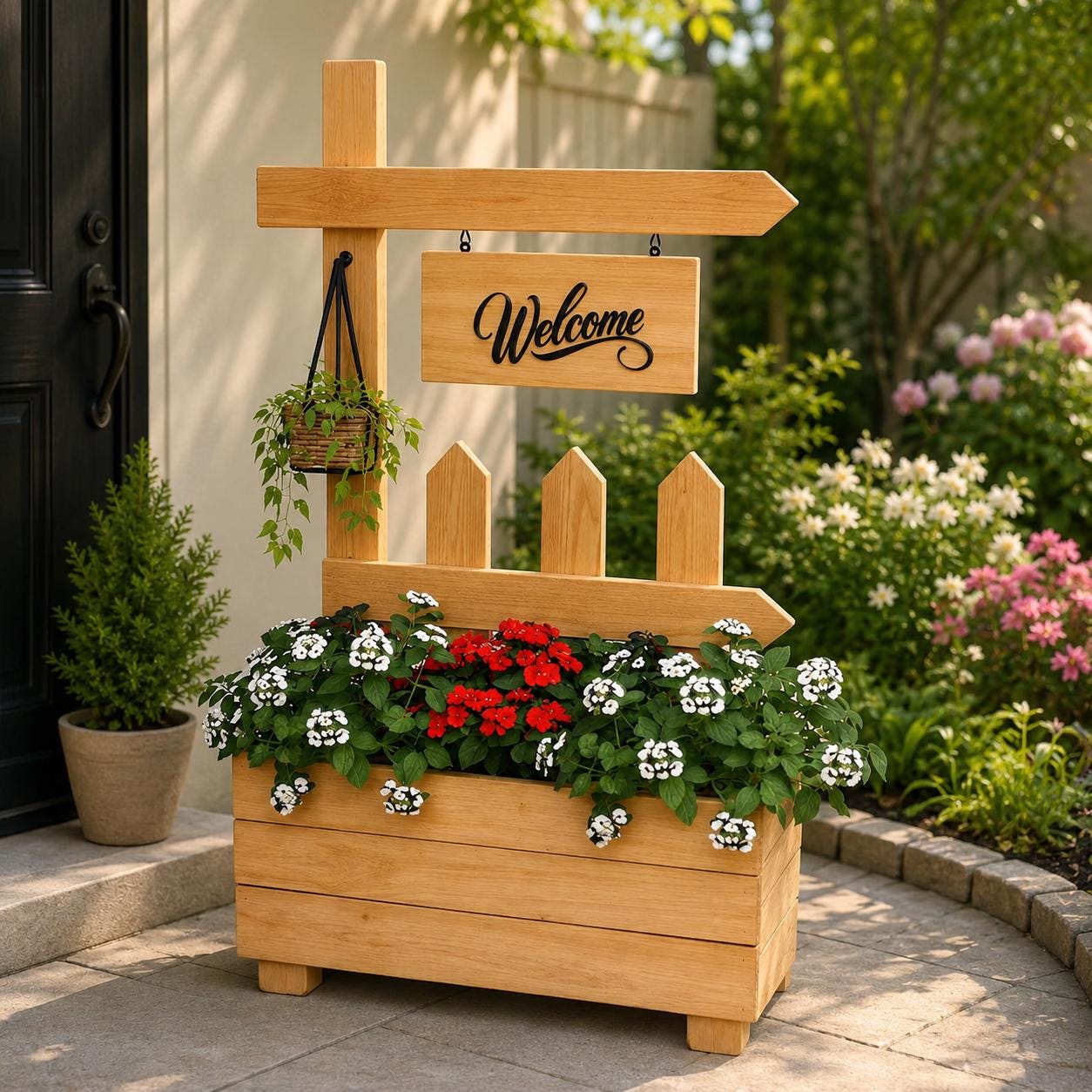Wooden planter box - Etsy 日本