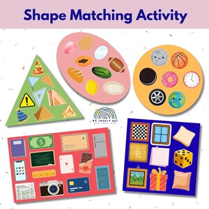 Objet à forme assortie Imprimable | Activité de perception visuelle pour le préscolaire et la maternelle