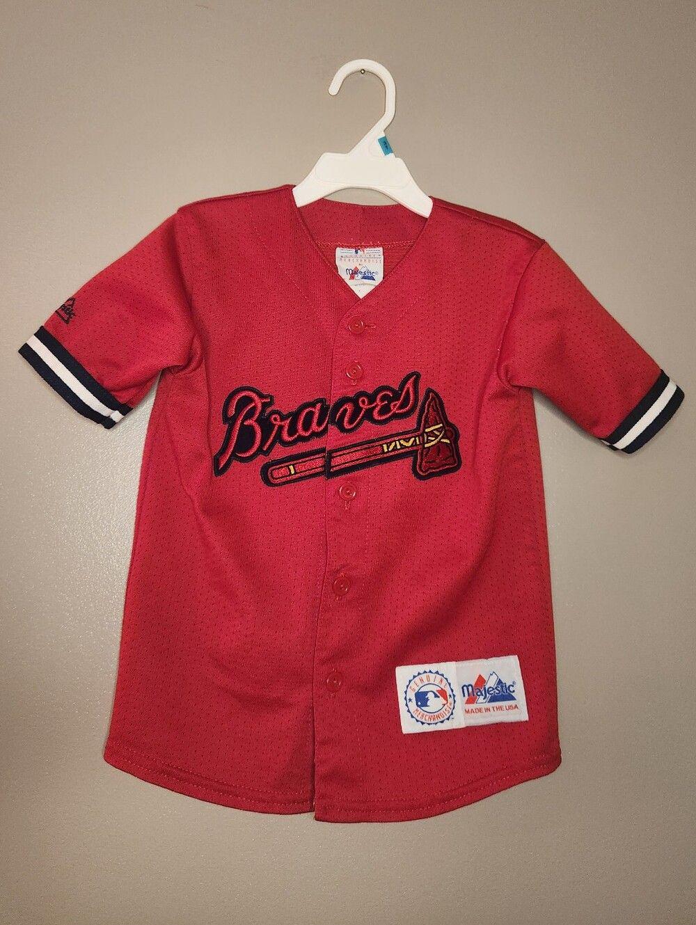 Atlanta Braves Jersey Vintage - Etsy