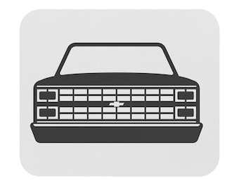 Classic Chevy Front Grille Mouse Pad | Vintage Truck Car Desk Mat
