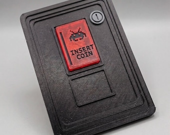 3D Printed Faux Arcade Coin Door Mod for Arcade1Up & DIY Retro Cabinets