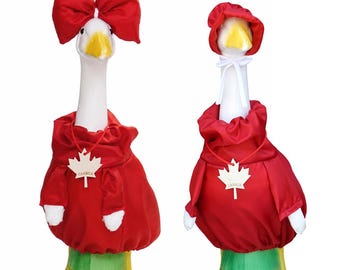 Canada Day RED outfit for Porch Goose 23" clothes clothing (Canadian)