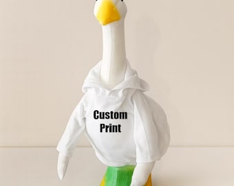 Custom Print on White Hoody shirt for Porch Goose 23" (Hoodie)