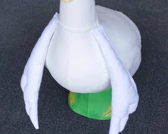 Grandes ailes d'oie du porche (23 po.) blanches