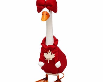 Canada Day RED outfit for Metal Porch Goose 21" clothes clothing (Canadian)
