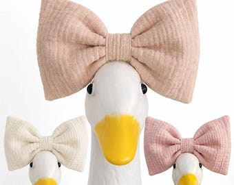 Porch goose 23" outfit - Big Extra Large BOW headband