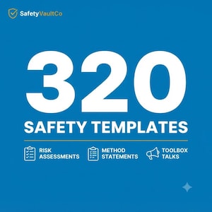 Construction Safety Templates Bundle | Risk Assessments, Method Statements, Toolbox Talks (Digital Download)