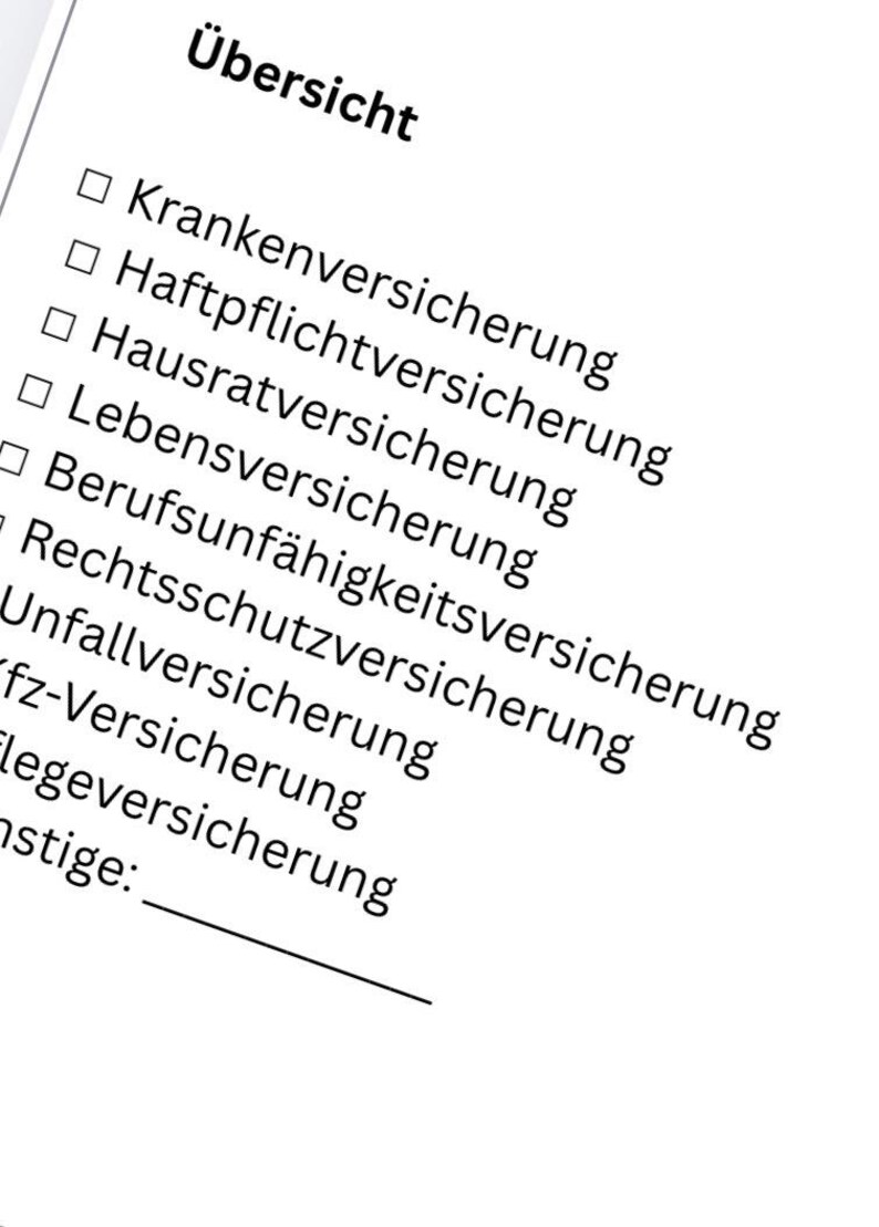 Emergency Folder Basic German PDF - Important documents securely organized image 3