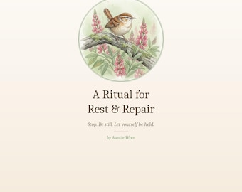 PDF-gids met rust- en herstelrituelen: burn-outherstel, waterhealing (digitale download)