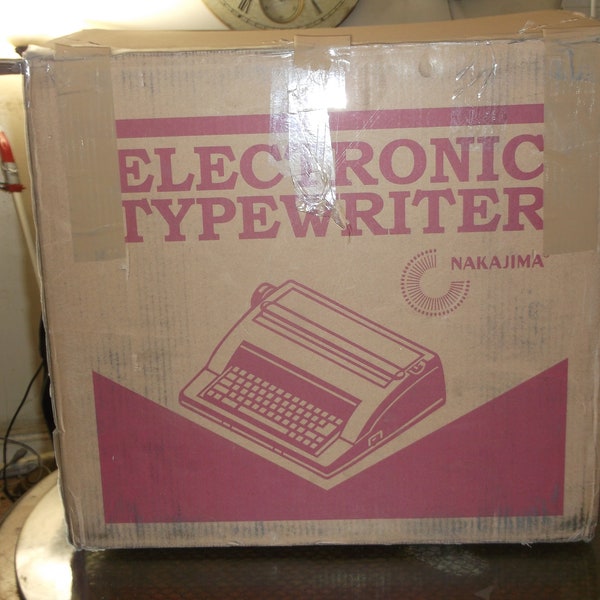 New In Open Box Nakajima WPT-150 Electronic Typewriter (wpt150) Does Everything