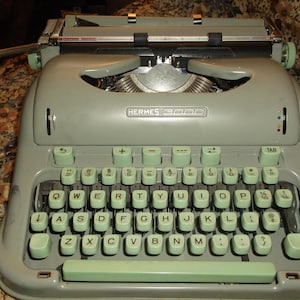 HERMES Ambassador エルメスタイプライター アンティーク Hermes Ambassador Typewriter - Etsy