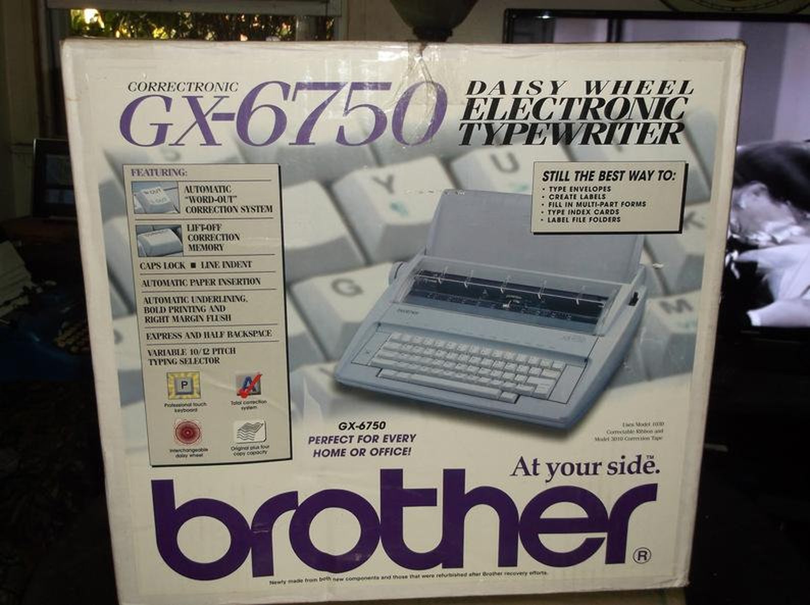 Brother GX6750 Electronic Typewriter New in Open Box Electronic