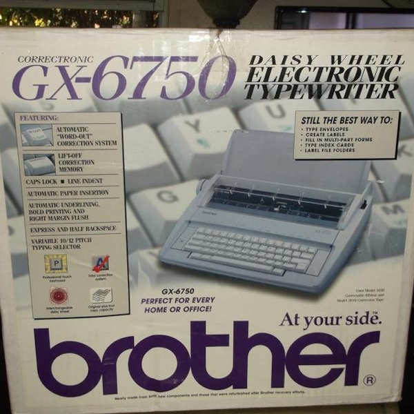 brother GX-6750 Electronic Typewriter New In Open Box Electronic Typewriter