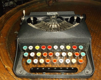 1938 Remington Rem Rand Bantam Typewriter - Great  Condition! Works Great!