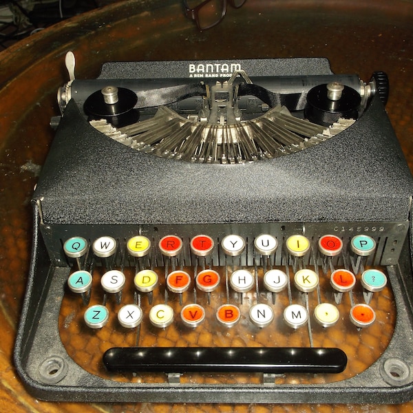 1938 Remington Rem Rand Bantam Typewriter - Great  Condition! Works Great!