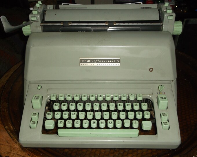 Hermes Ambassador the Rolls Royce of All Typewriters Heavy Duty Vintage