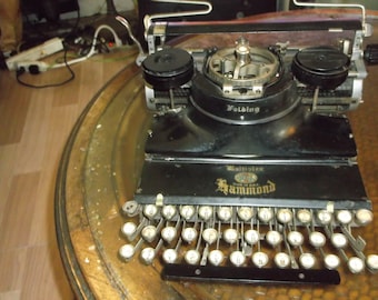 アンティーク ハモンド マルチプレックス タイプライター 1920 年代