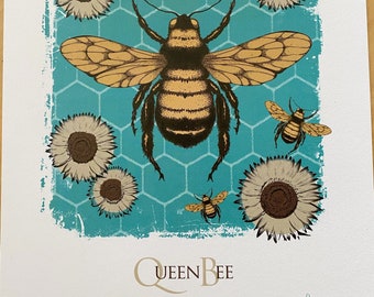 Queen Bee Art Print