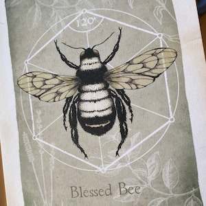 Eine gesegnete Bienenkarte