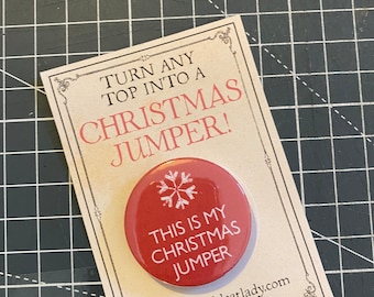 Christmas jumper badge
