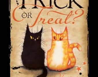 Trick or Treat halloween greetings card