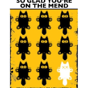 Obtenir bien bientôt carte de chat