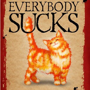 Tutti fanno schifo alla carta divertente del gatto/carta di San Valentino