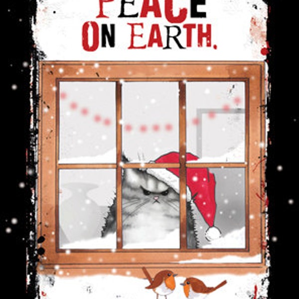 Peace On Earth christmas card