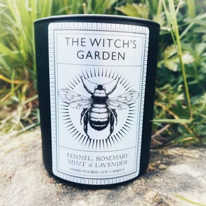 The Witch’s Garden essential oil luxury candle