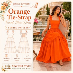 orange cottagecore dress A Hobbit-y Summer Outfit
