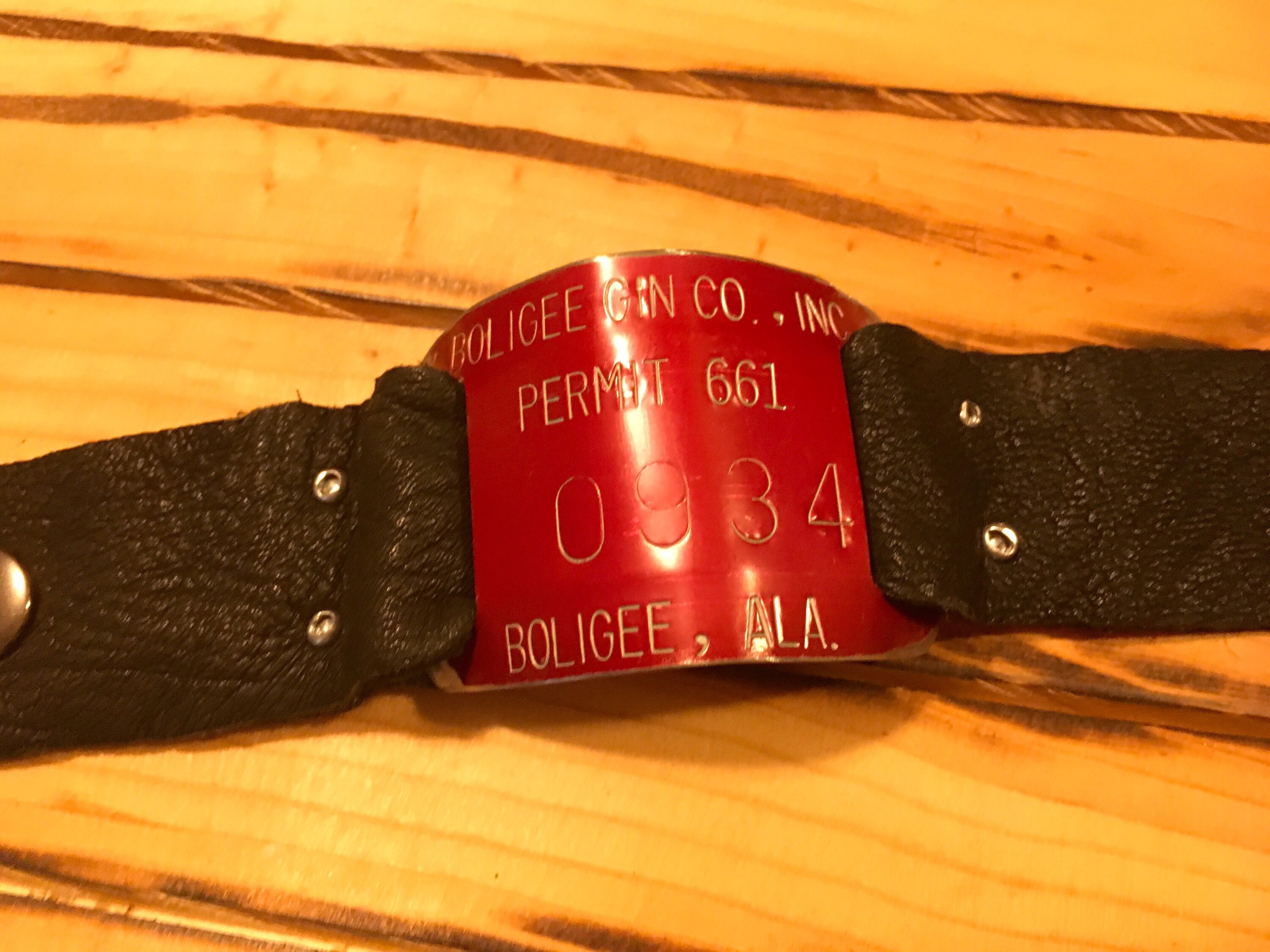 Handcrafted Black Leather Cotton Gin Bracelet - Etsy