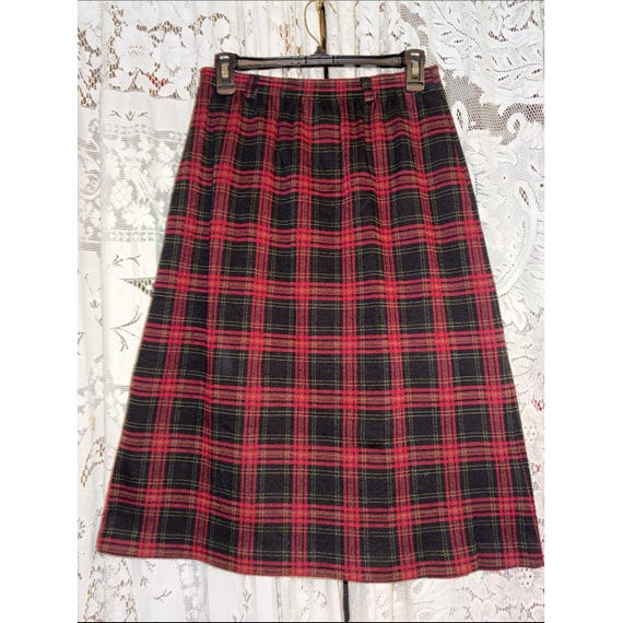Vintage Cape cod sportswear plaid skirt 12