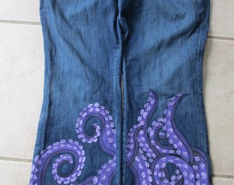 Tentáculos Jeans, Pintados à Mão