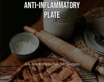 Anti Inflammatory Meal Plan for Women — 4 Week Guide PDF Digital Download