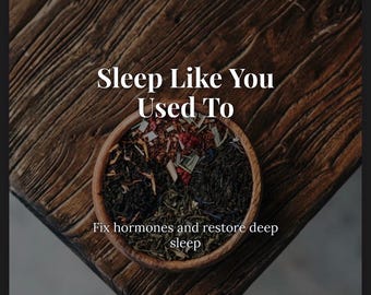 Sleep and Hormone Reset Guide — Fix Sleep Naturally PDF Digital Download