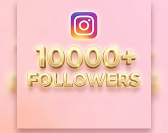 10000 Instagram Followers | Fast Delivery | Real promotion and Boost