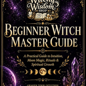 Heksenmeestergids voor beginners | Maanmagie, rituelen, spirituele groei (pdf-download van 137 pagina's)