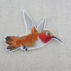 Iron-on Patch, Bird Flower Patch, Embroidered Appliques for Jeans, Shirts, Shoes, Bags image 5